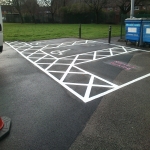 Cycle Lane Colour Painting in Norton 1