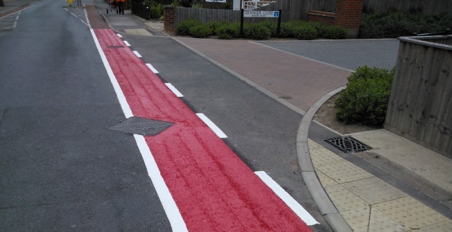 Roadway Line Painting in Ash