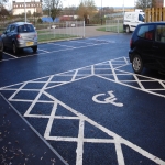 Cycle Lane Colour Painting in Woodside 5