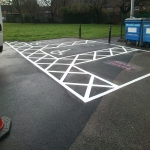 Car Park Bay Painting in Newbiggin 5