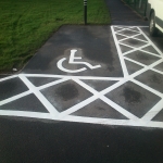 Cycle Lane Colour Painting in Spittal 11