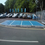 Car Park Line Markings in Pentre 9