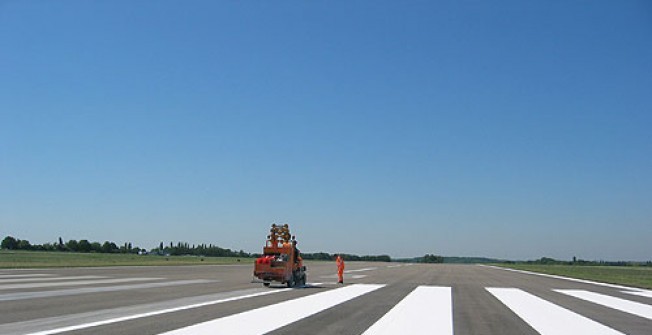 Runway Line Markings in Abbey Green