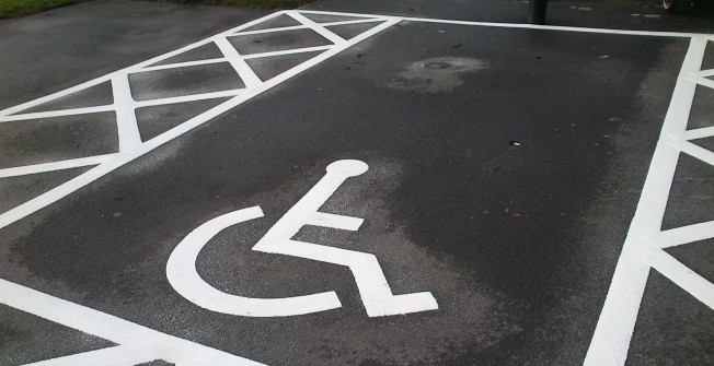 White Line Road Markings in Broughton