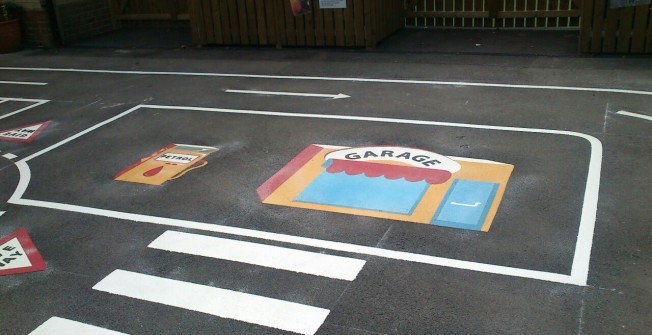 Playground Coloured Painting in Astley