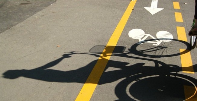 Cycle Path Painting in Bridgend