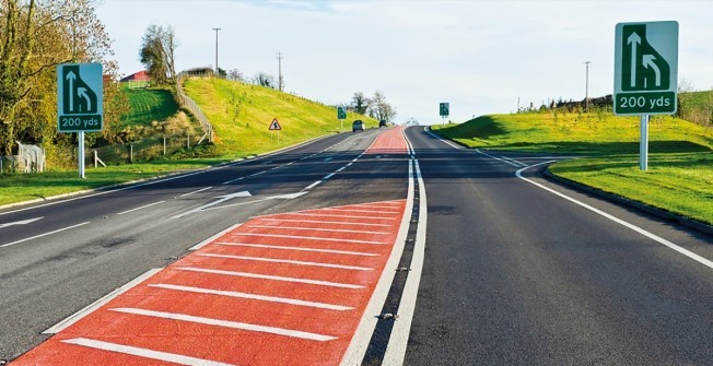 High Friction Road Surfacing in Moor End